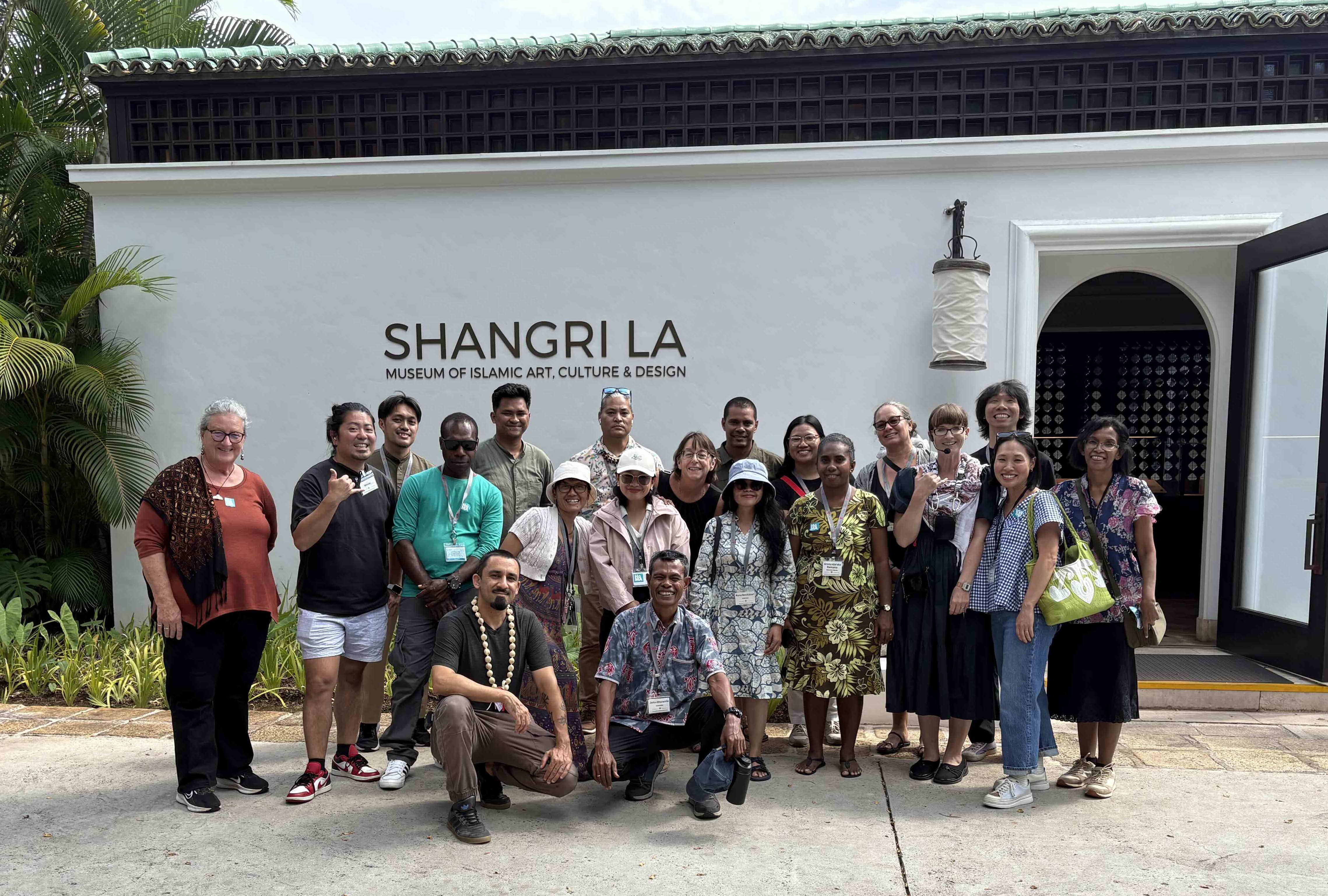 Asia-Pacific Museum Exchange participants and program moments